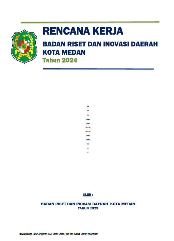 RENCANA KERJA (RENJA) TAHUN 2024